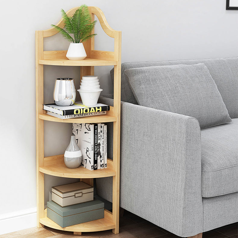 Corner Book Shelf Vertical Modern Shelf Bookcase for Study Room