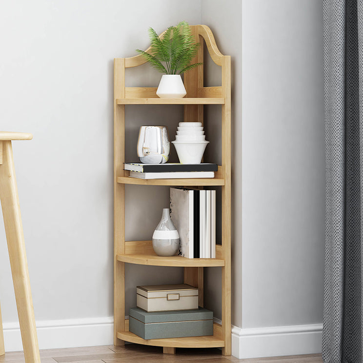 Corner Book Shelf Vertical Modern Shelf Bookcase for Study Room