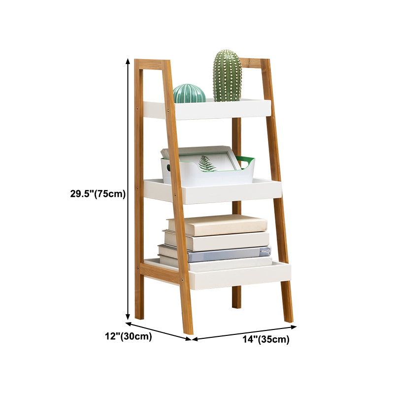 Houten open boekenplank moderne rechthoek boekenkast met planken