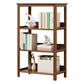 Modern Open Bookshelf Rectangle Wood Bookcase with Shelves for Home