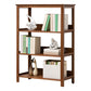 Modern Open Bookshelf Rectangle Wood Bookcase with Shelves for Home