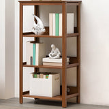 Modern Open Bookshelf Rectangle Wood Bookcase with Shelves for Home