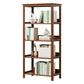 Modern Open Bookshelf Rectangle Wood Bookcase with Shelves for Home