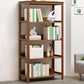 Modern Open Bookshelf Rectangle Wood Bookcase with Shelves for Home