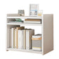 Standard Shelf Bookcase Contemporary Book Shelf for Home Office 17.7"L x 11.8"W x 13.8"H White Clearhalo 'Bookcases' 'furn' 'furn_bookcases' 'Furniture' 'Office Furniture' 5123170