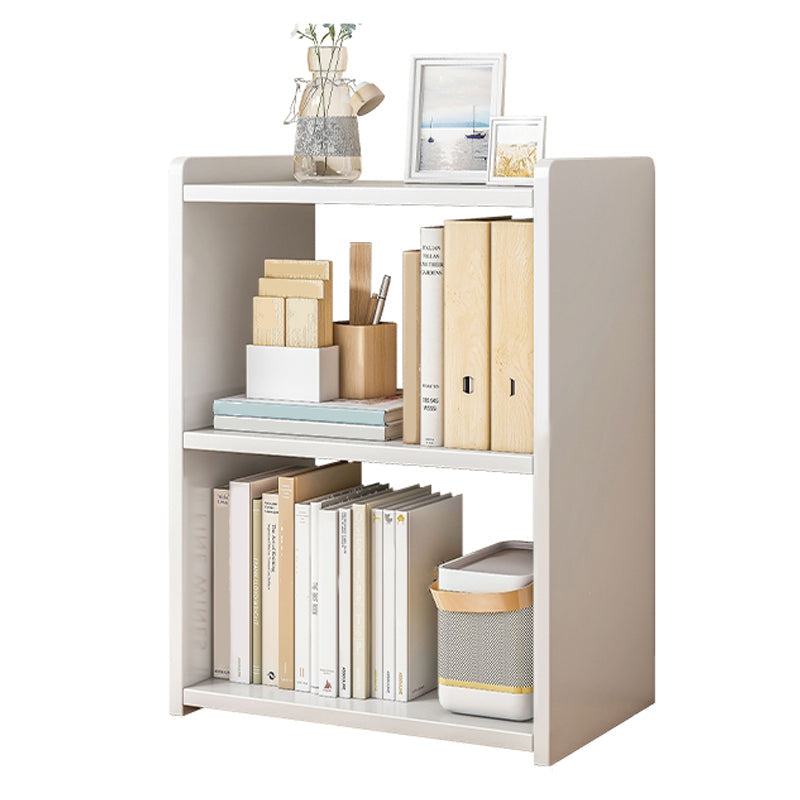 Standard Shelf Bookcase Contemporary Book Shelf for Home Office 17.7"L x 9.4"W x 25.6"H White Clearhalo 'Bookcases' 'furn' 'furn_bookcases' 'Furniture' 'Office Furniture' 5123174