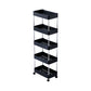 Plastic Bookshelf Contemporary Style Bookcase Open Shelf Bookcase for Study Room Office