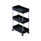 Plastic Bookshelf Contemporary Style Bookcase Open Shelf Bookcase for Study Room Office