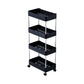 Plastic Bookshelf Contemporary Style Bookcase Open Shelf Bookcase for Study Room Office