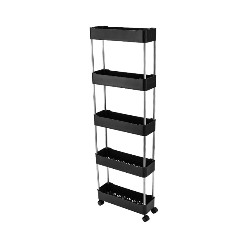 Plastic Bookshelf Contemporary Style Bookcase Open Shelf Bookcase for Study Room Office