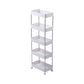Plastic Bookshelf Contemporary Style Bookcase Open Shelf Bookcase for Study Room Office