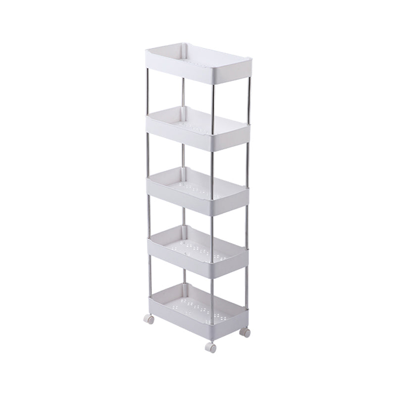 Plastic Bookshelf Contemporary Style Bookcase Open Shelf Bookcase for Study Room Office