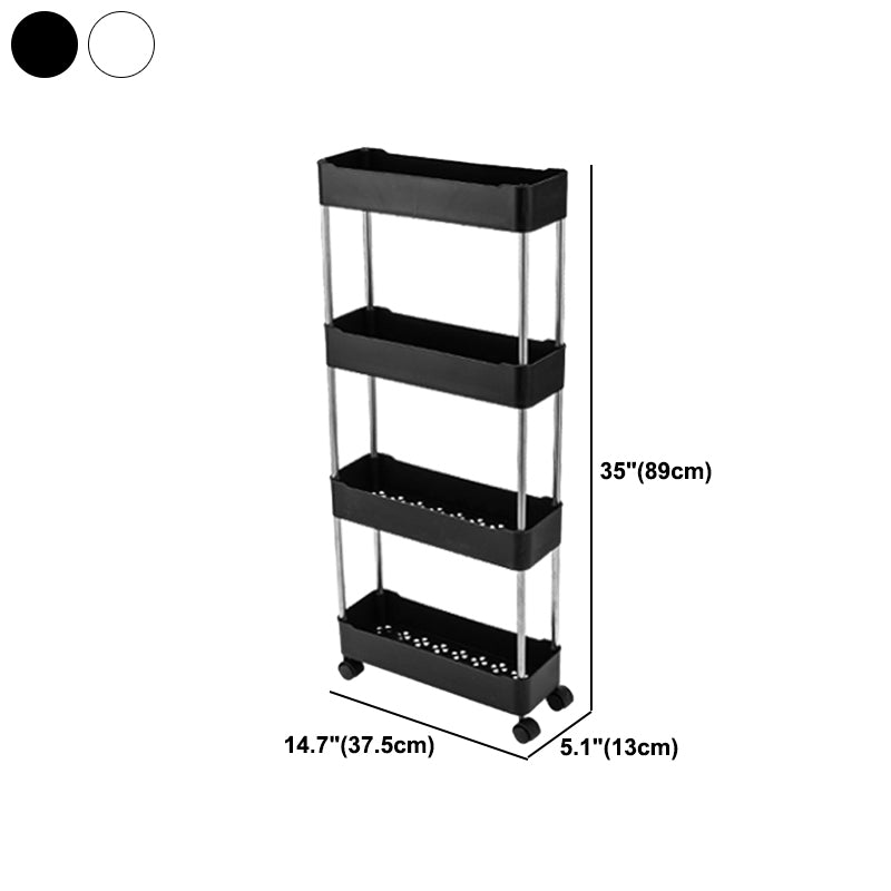 Plastic Bookshelf Contemporary Style Bookcase Open Shelf Bookcase for Study Room Office