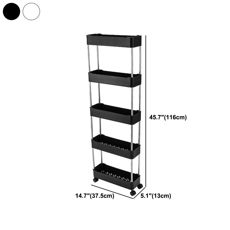 Plastic Bookshelf Contemporary Style Bookcase Open Shelf Bookcase for Study Room Office