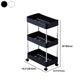 Plastic Bookshelf Contemporary Style Bookcase Open Shelf Bookcase for Study Room Office