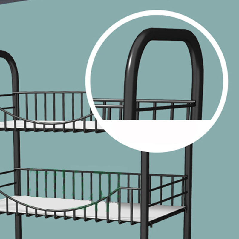 Industrial Metal Geometric Bookcase Open Back Bookcase with Wheels Clearhalo 'Bookcases' 'furn' 'furn_bookcases' 'Furniture' 'Office Furniture' 5123255