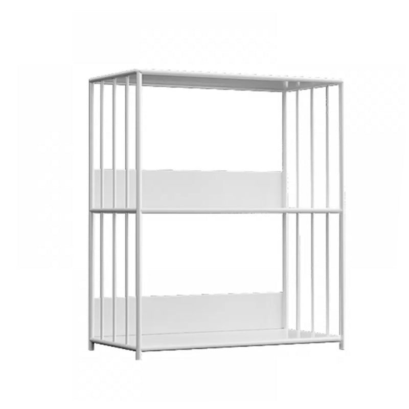 Scandinavian Open Back Bookshelf Metal Shelf Bookcase for Study Room