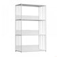 Scandinavian Open Back Bookshelf Metal Shelf Bookcase for Study Room