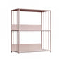 Scandinavian Open Back Bookshelf Metal Shelf Bookcase for Study Room