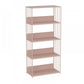 Scandinavian Open Back Bookshelf Metal Shelf Bookcase for Study Room