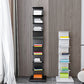 Metal Closed Back Geometric Bookcase Contemporary Style Book Shelf