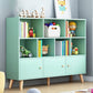 Scandinavian Manufactured Wood Bookcase Closed Back Bookcase with Doors Green Clearhalo 'Bookcases' 'furn' 'furn_bookcases' 'Furniture' 'Office Furniture' 5123344