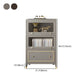 Vertical Glam Standard Bookcase Beech Closed Back Bookcase with Drawer Clearhalo 'Bookcases' 'furn' 'furn_bookcases' 'Furniture' 'Office Furniture' 5123409
