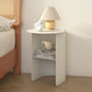 Metal 20'' Tall Accent Table Nightstand Iron Shelf Included Open Storage Nightstand