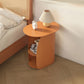 Metal 20'' Tall Accent Table Nightstand Iron Shelf Included Open Storage Nightstand