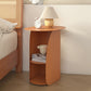 Metal 20'' Tall Accent Table Nightstand Iron Shelf Included Open Storage Nightstand