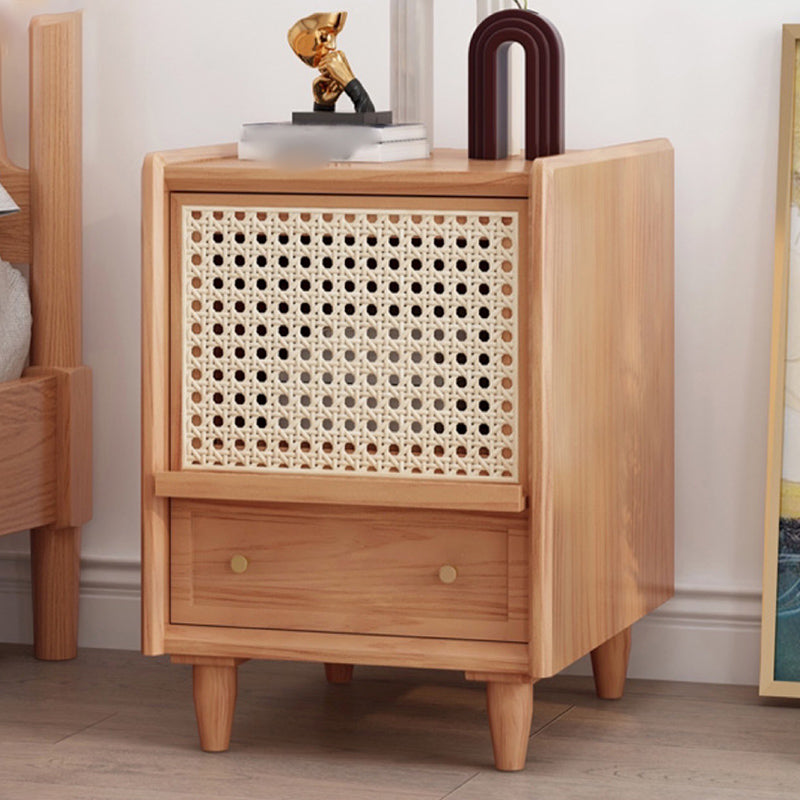 Table de nuit en bois massif moderne 20 '' Tableau de rangement de rangement de rangement avec les jambes