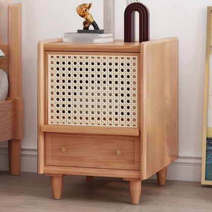 Table de nuit en bois massif moderne 20 '' Tableau de rangement de rangement de rangement avec les jambes