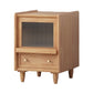 Table de nuit en bois massif moderne 20 '' Tableau de rangement de rangement de rangement avec les jambes