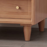 モダンなソリッドウッドナイトテーブル20 ''脚付きナイトスタンドの背の高い引き出し収納ベッドナイトスタンド