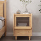 Table de nuit en bois massif moderne 20 '' Tableau de rangement de rangement de rangement avec les jambes