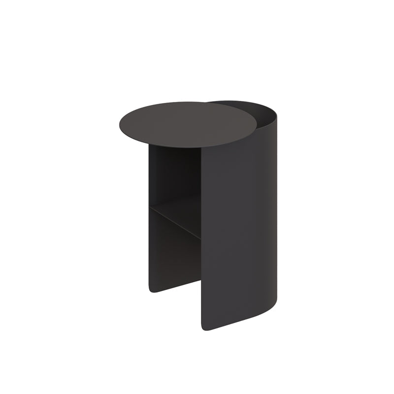 Metal Modern Bed Nightstand 20'' Tall 1-shelf Open Storage Bedside Cabinet Black Clearhalo 'Bedroom Furniture' 'furn' 'furn_night_stand' 'Furniture' 'night_stand' 'Nightstands' 5125809