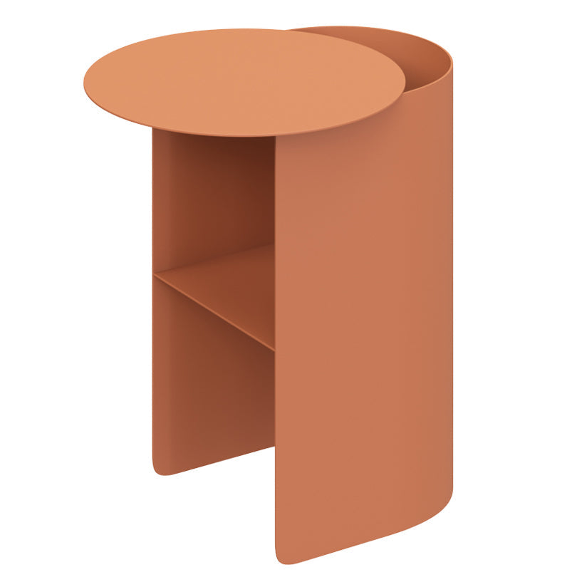 Metal Modern Bed Nightstand 20'' Tall 1-shelf Open Storage Bedside Cabinet Clearhalo 'Bedroom Furniture' 'furn' 'furn_night_stand' 'Furniture' 'night_stand' 'Nightstands' 5125815