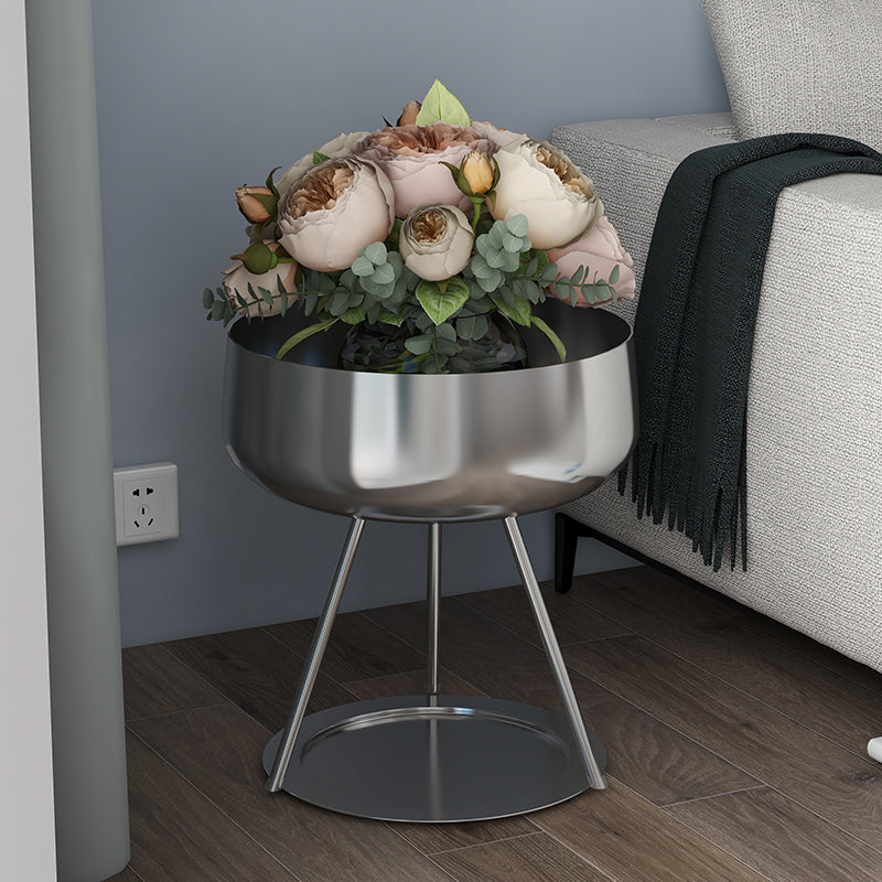 Modern 20 '' lang bed nachtkastje metalen open opbergpoot gesloten accenttafel nachtkastje