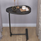 Modern Metal Night Table Artificial Timber Non-Strorage Bedside Cabinet with Leg