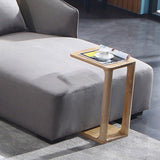 ソリッドウッドモダンナイトテーブルオープンストレージアッシュ1シェルフベッドナイトスタンド