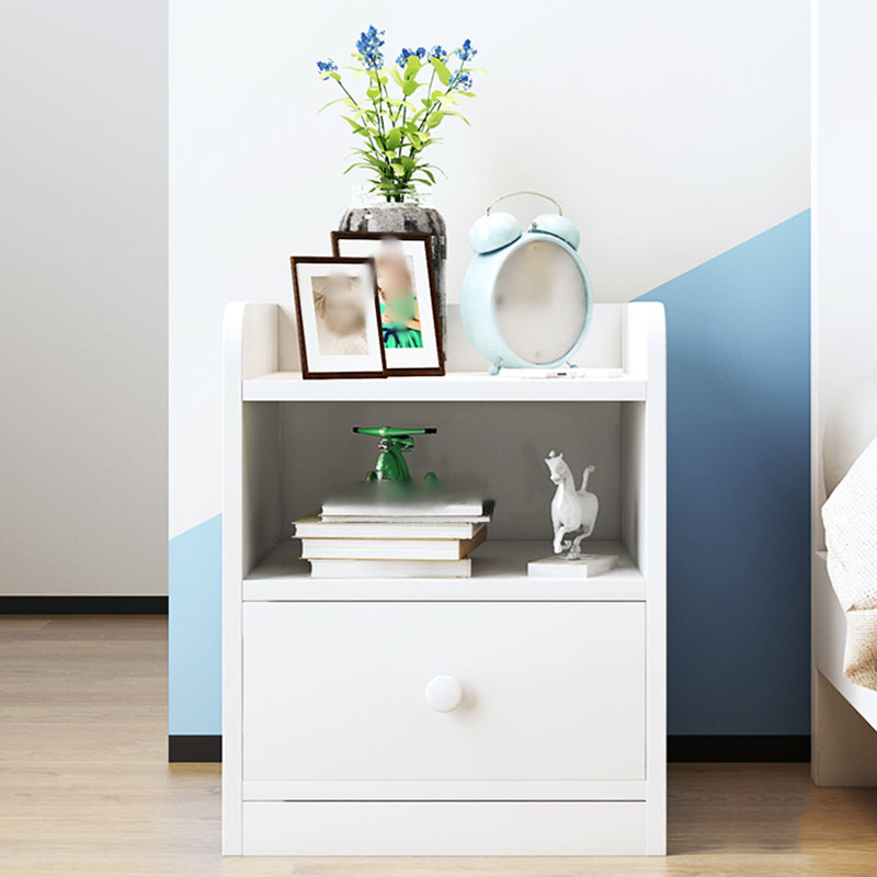 Platos modernos Camino de noche Mesa nocturna de almacenamiento de cajones de 20 ''