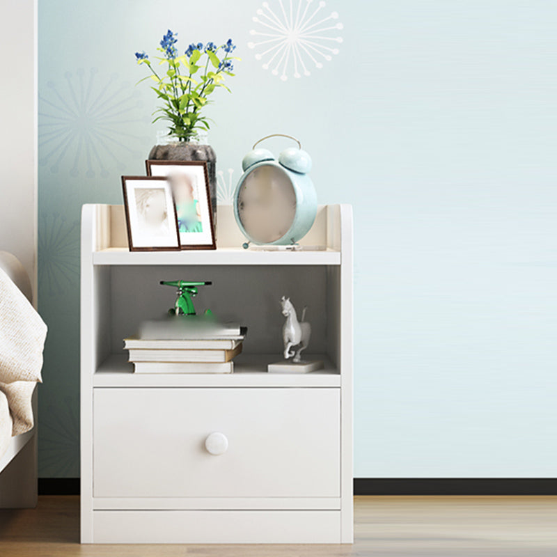 Platos modernos Camino de noche Mesa nocturna de almacenamiento de cajones de 20 ''