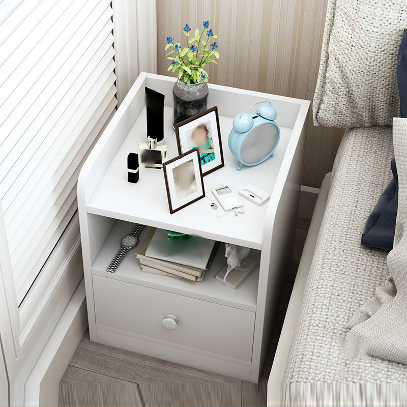 Platos modernos Camino de noche Mesa nocturna de almacenamiento de cajones de 20 ''