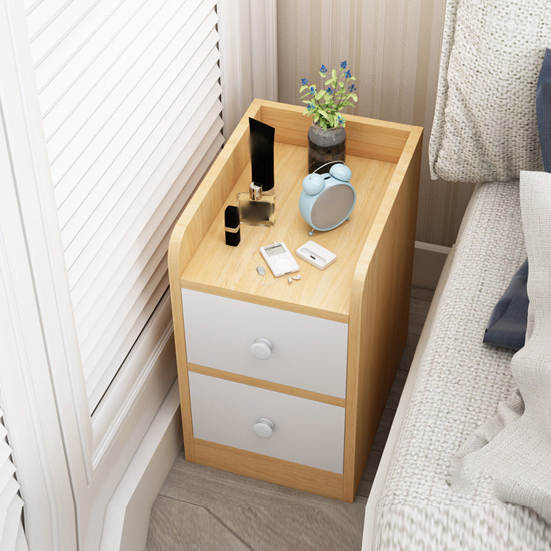 Platos modernos Camino de noche Mesa nocturna de almacenamiento de cajones de 20 ''