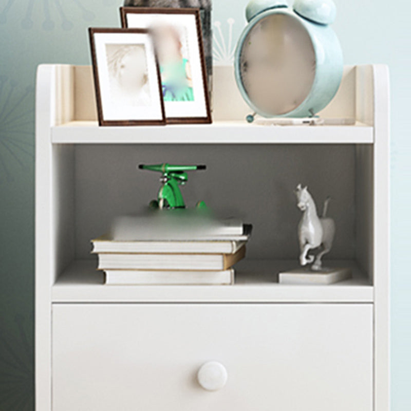 Platos modernos Camino de noche Mesa nocturna de almacenamiento de cajones de 20 ''