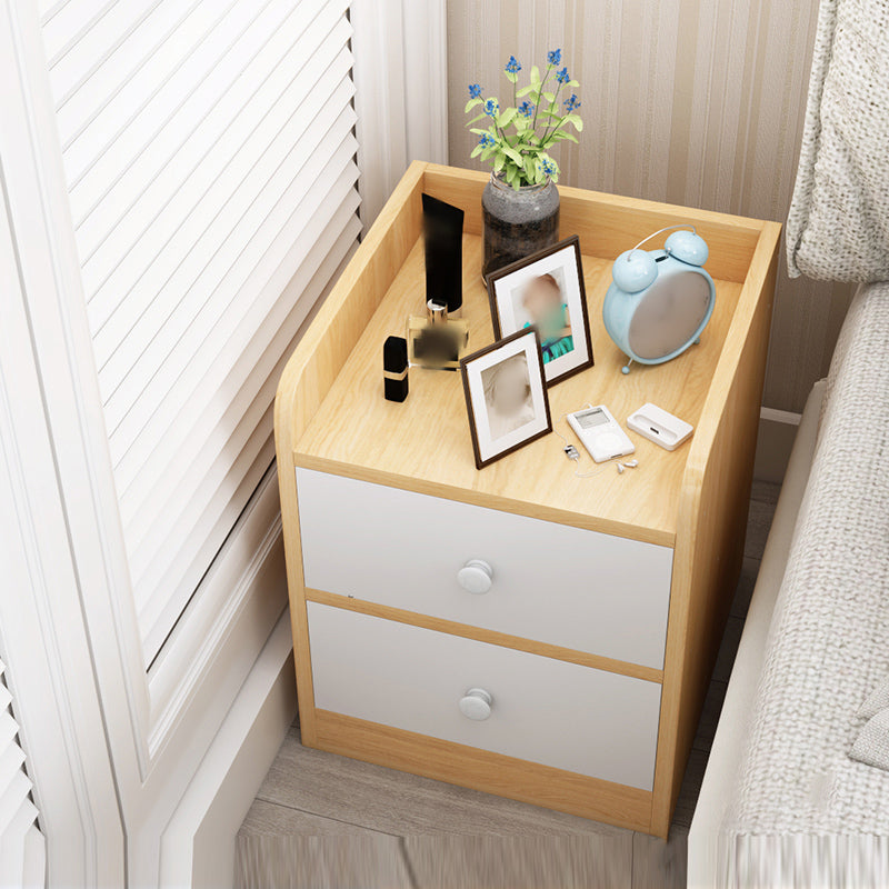 Platos modernos Camino de noche Mesa nocturna de almacenamiento de cajones de 20 ''