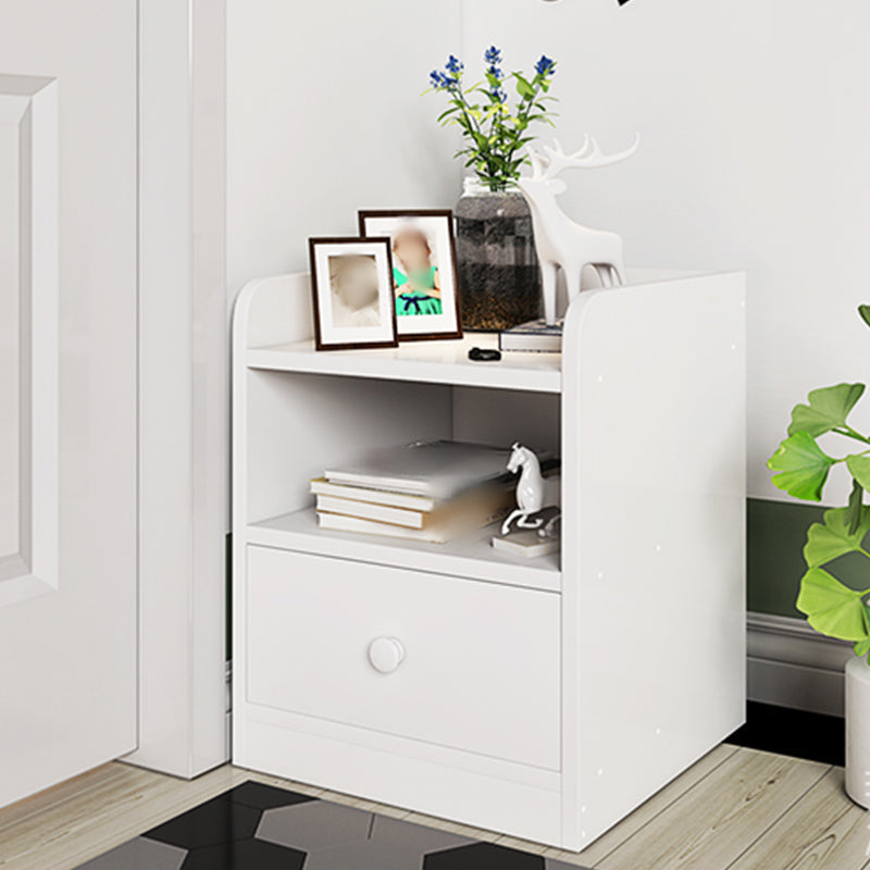 Platos modernos Camino de noche Mesa nocturna de almacenamiento de cajones de 20 ''