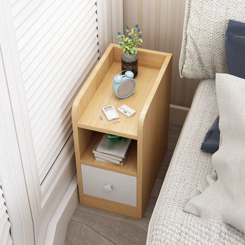 Platos modernos Camino de noche Mesa nocturna de almacenamiento de cajones de 20 ''