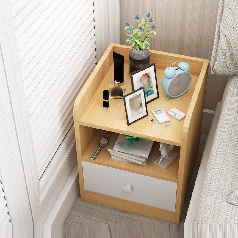 Platos modernos Camino de noche Mesa nocturna de almacenamiento de cajones de 20 ''