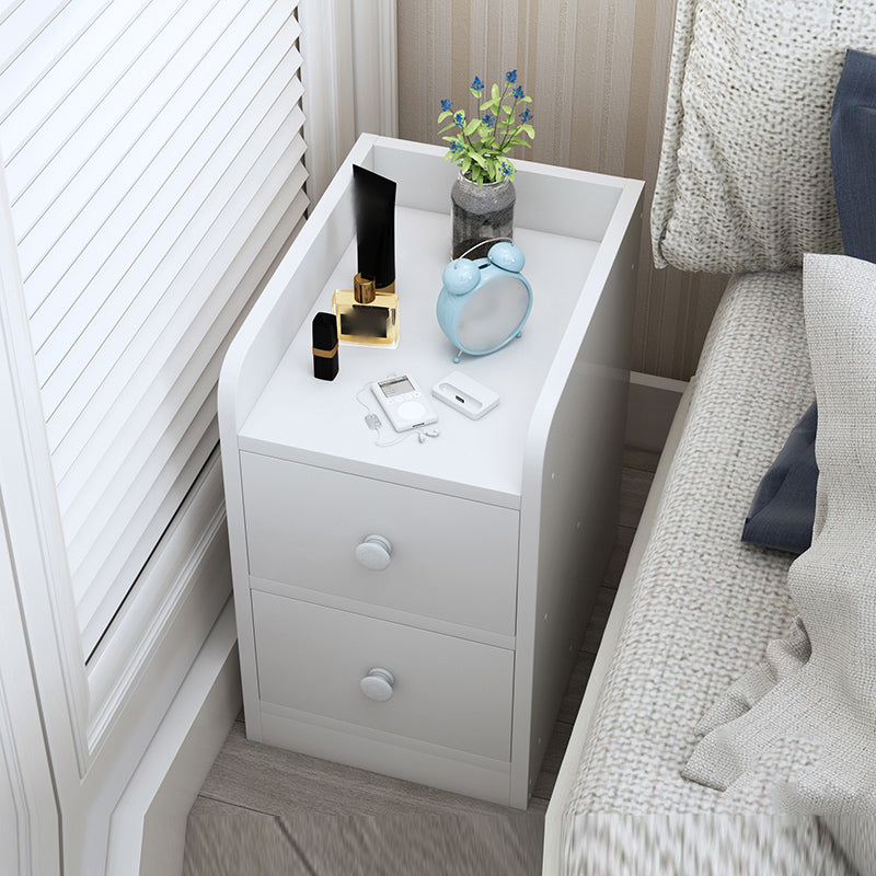 Platos modernos Camino de noche Mesa nocturna de almacenamiento de cajones de 20 ''